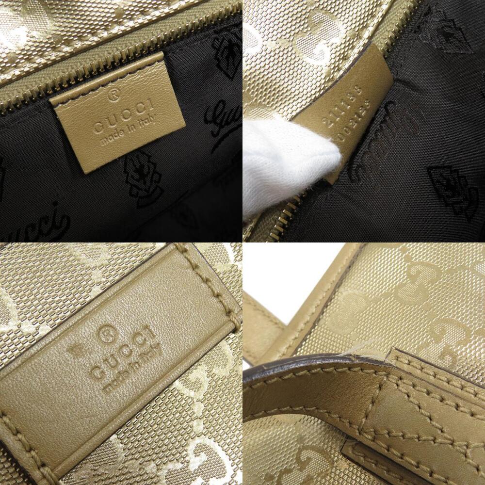 Gucci GG Imprime Joy Tote Shoulder bag Gold - Picture 6 of 11